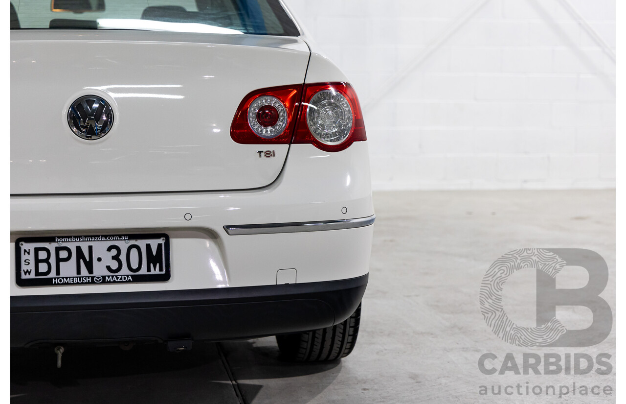 03/2010 Volkswagen Passat 118 TSI 3C MY10.5 4d Sedan Candy White Turbo 1.8L