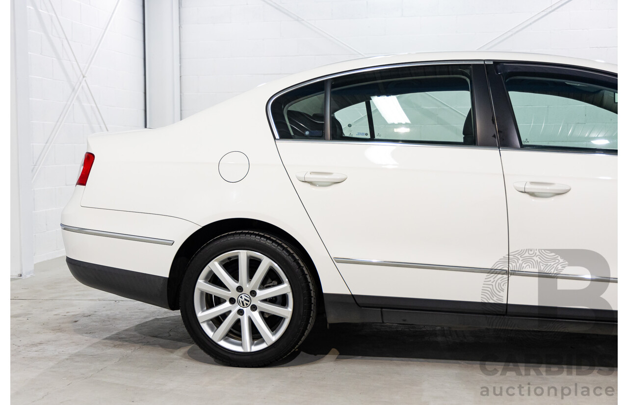 03/2010 Volkswagen Passat 118 TSI 3C MY10.5 4d Sedan Candy White Turbo 1.8L