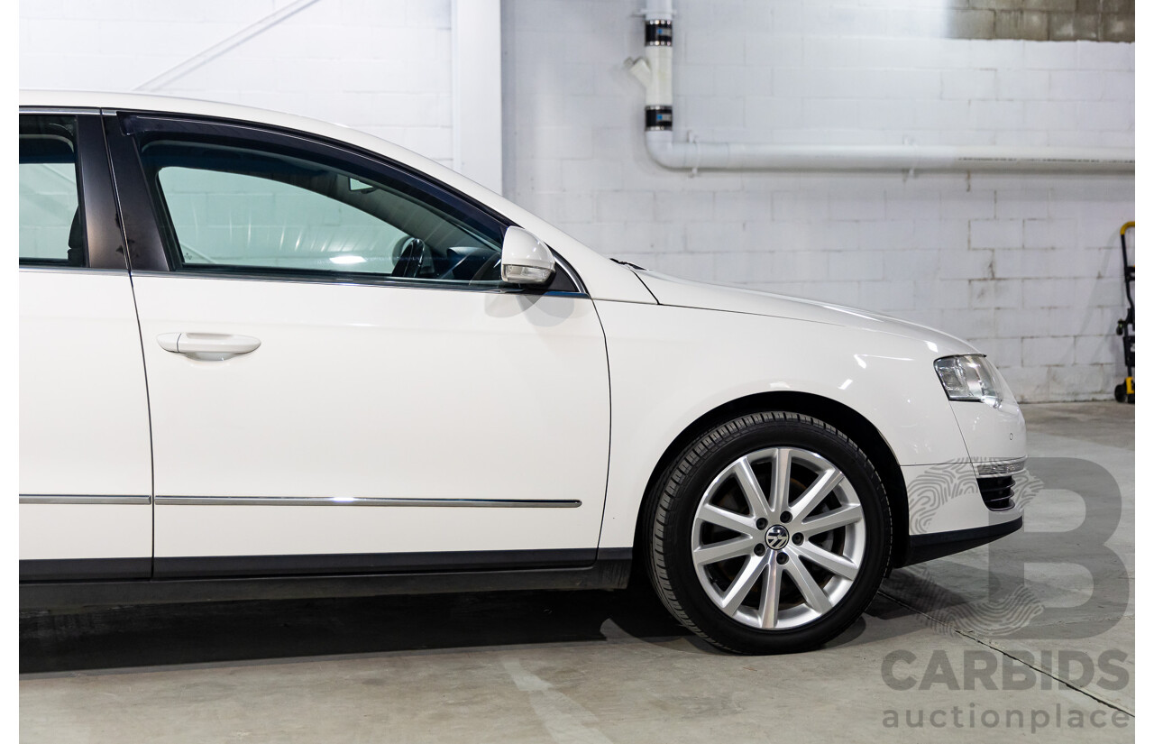 03/2010 Volkswagen Passat 118 TSI 3C MY10.5 4d Sedan Candy White Turbo 1.8L