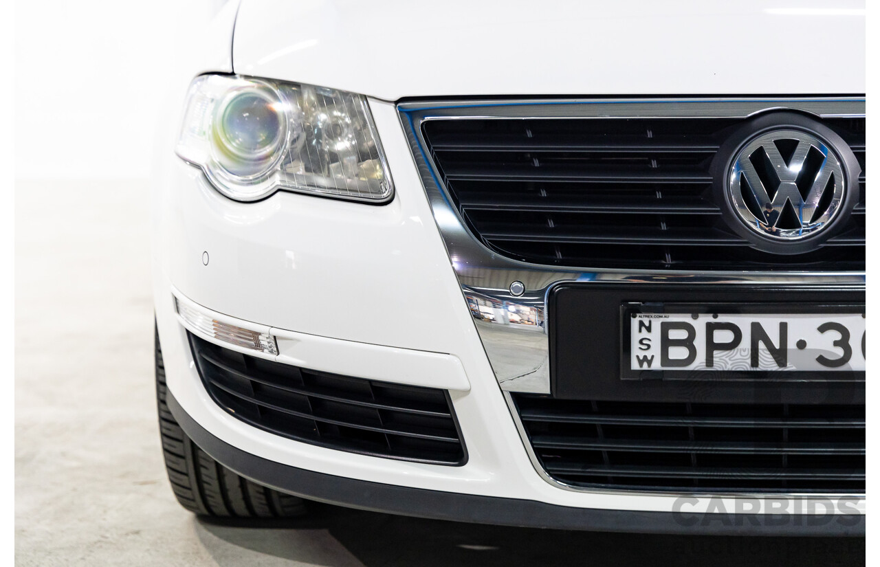 03/2010 Volkswagen Passat 118 TSI 3C MY10.5 4d Sedan Candy White Turbo 1.8L