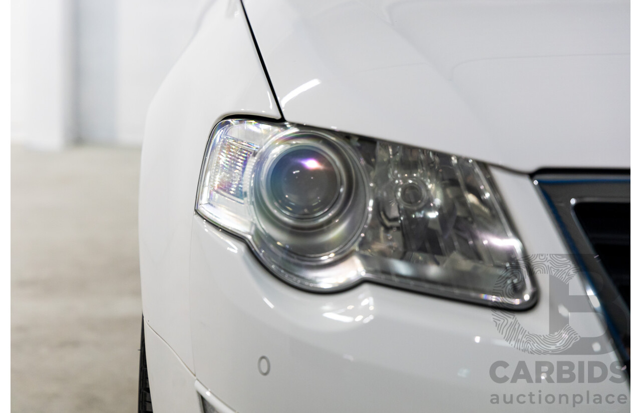 03/2010 Volkswagen Passat 118 TSI 3C MY10.5 4d Sedan Candy White Turbo 1.8L