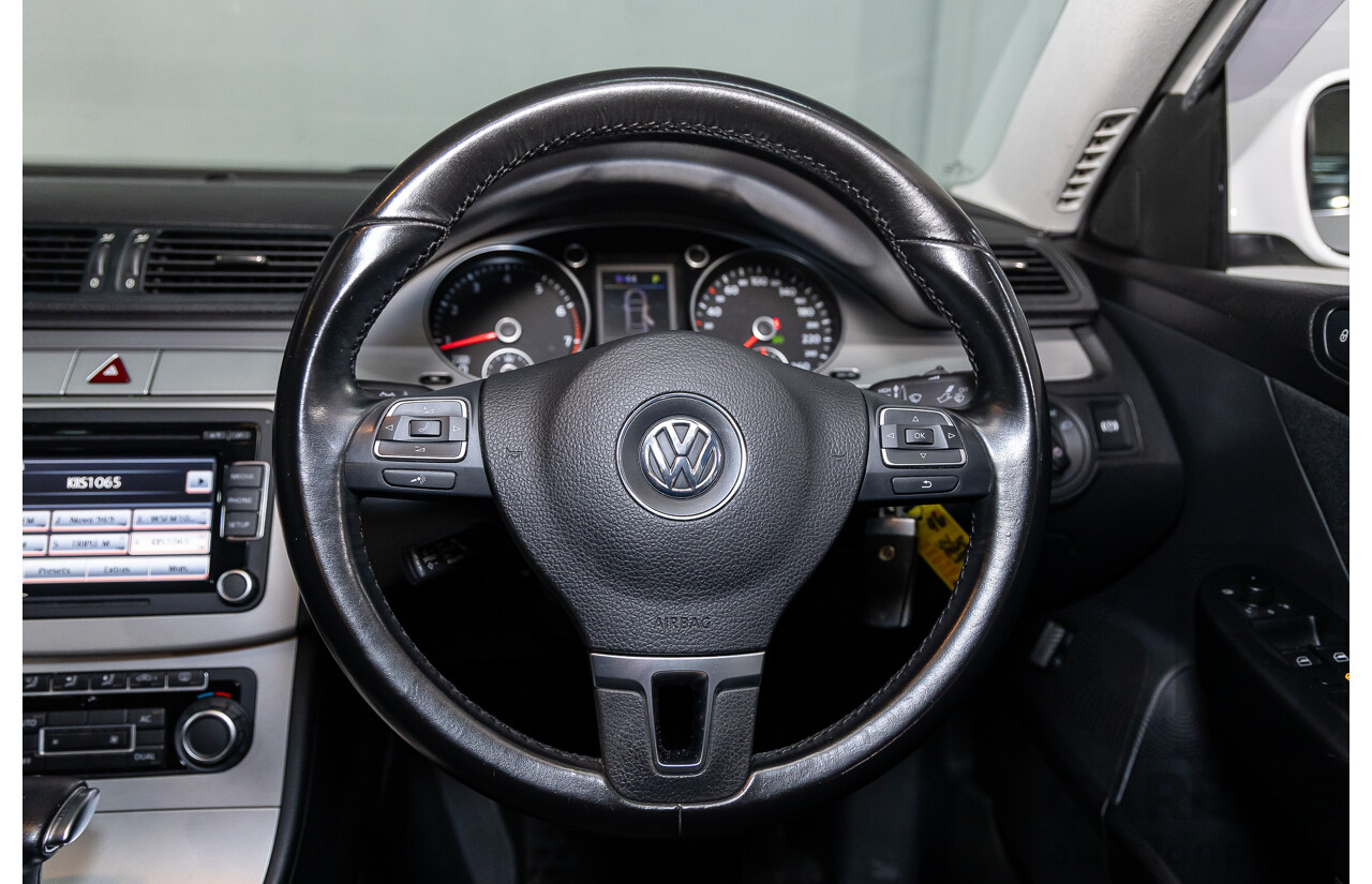 03/2010 Volkswagen Passat 118 TSI 3C MY10.5 4d Sedan Candy White Turbo 1.8L