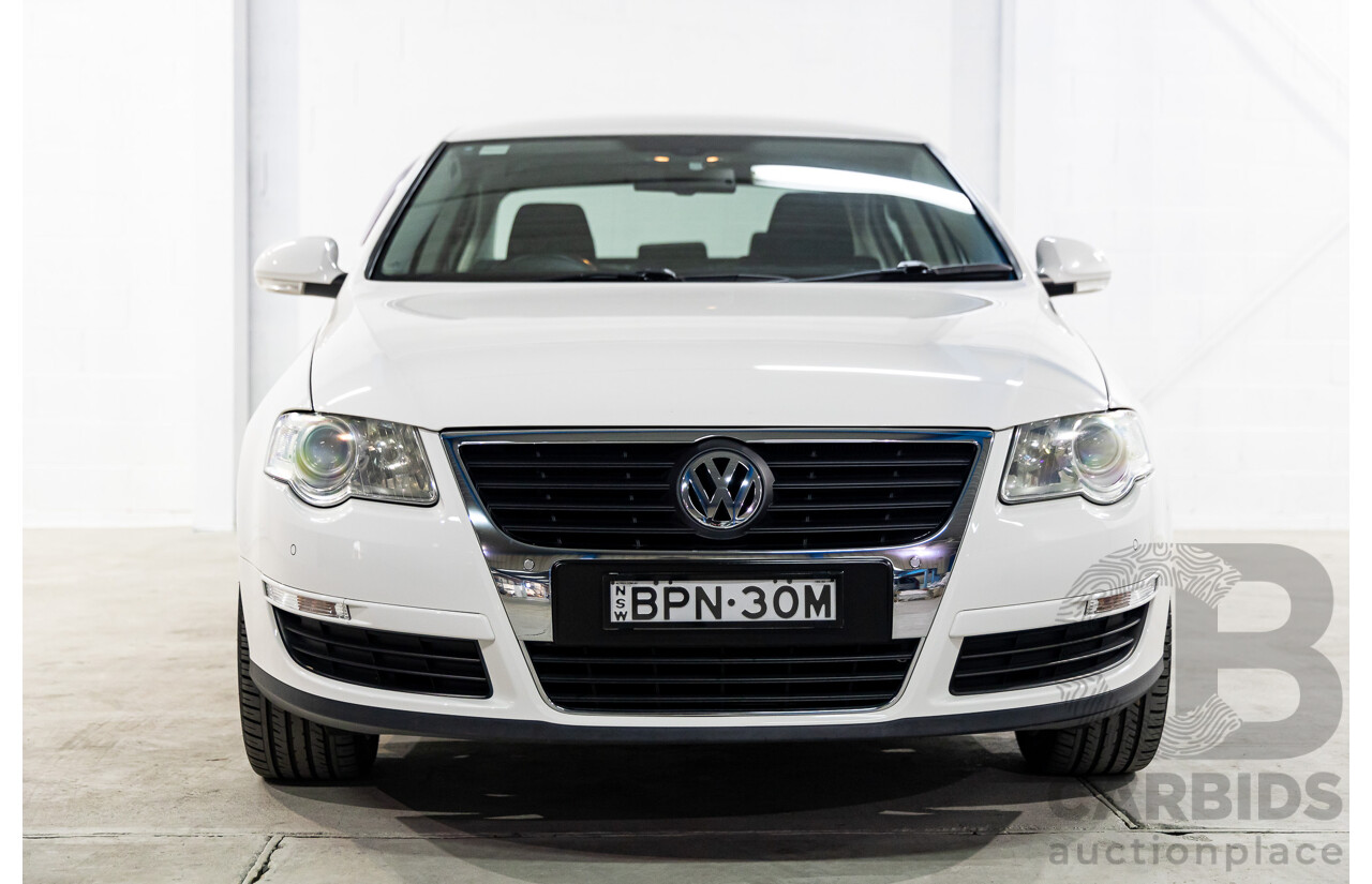 03/2010 Volkswagen Passat 118 TSI 3C MY10.5 4d Sedan Candy White Turbo 1.8L