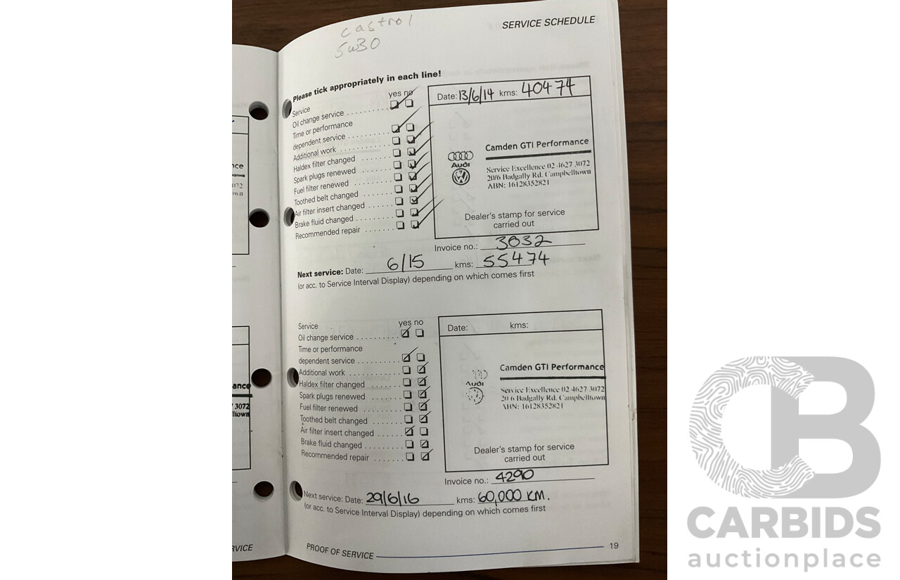 03/2010 Volkswagen Passat 118 TSI 3C MY10.5 4d Sedan Candy White Turbo 1.8L