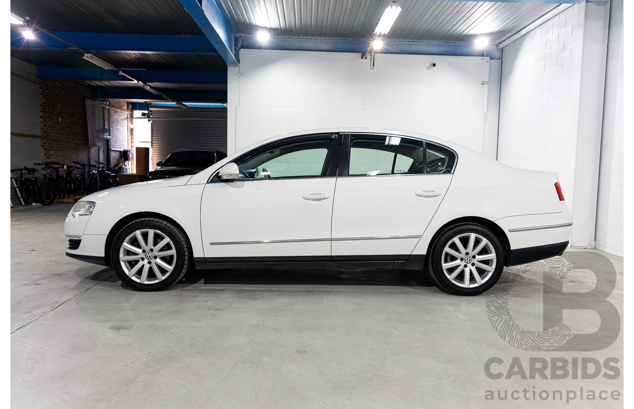 03/2010 Volkswagen Passat 118 TSI 3C MY10.5 4d Sedan Candy White Turbo 1.8L