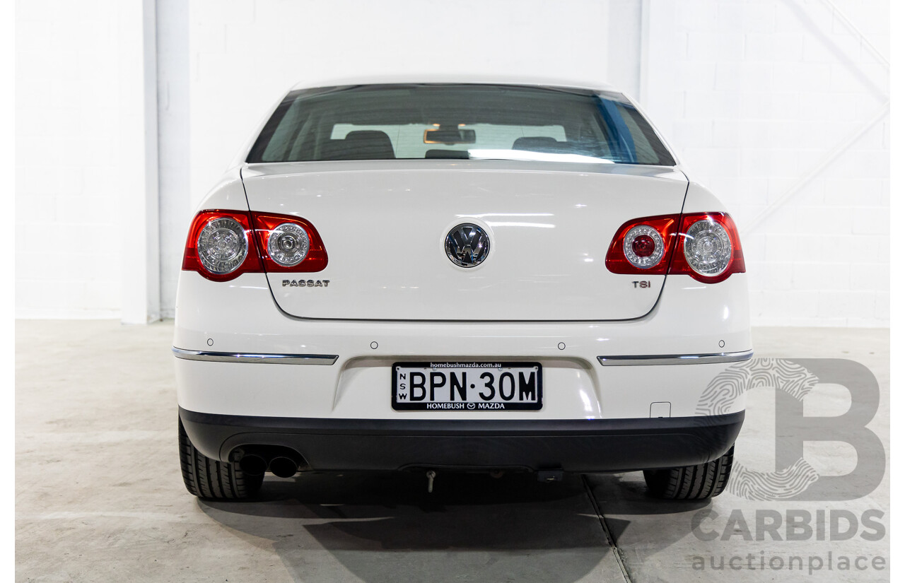 03/2010 Volkswagen Passat 118 TSI 3C MY10.5 4d Sedan Candy White Turbo 1.8L
