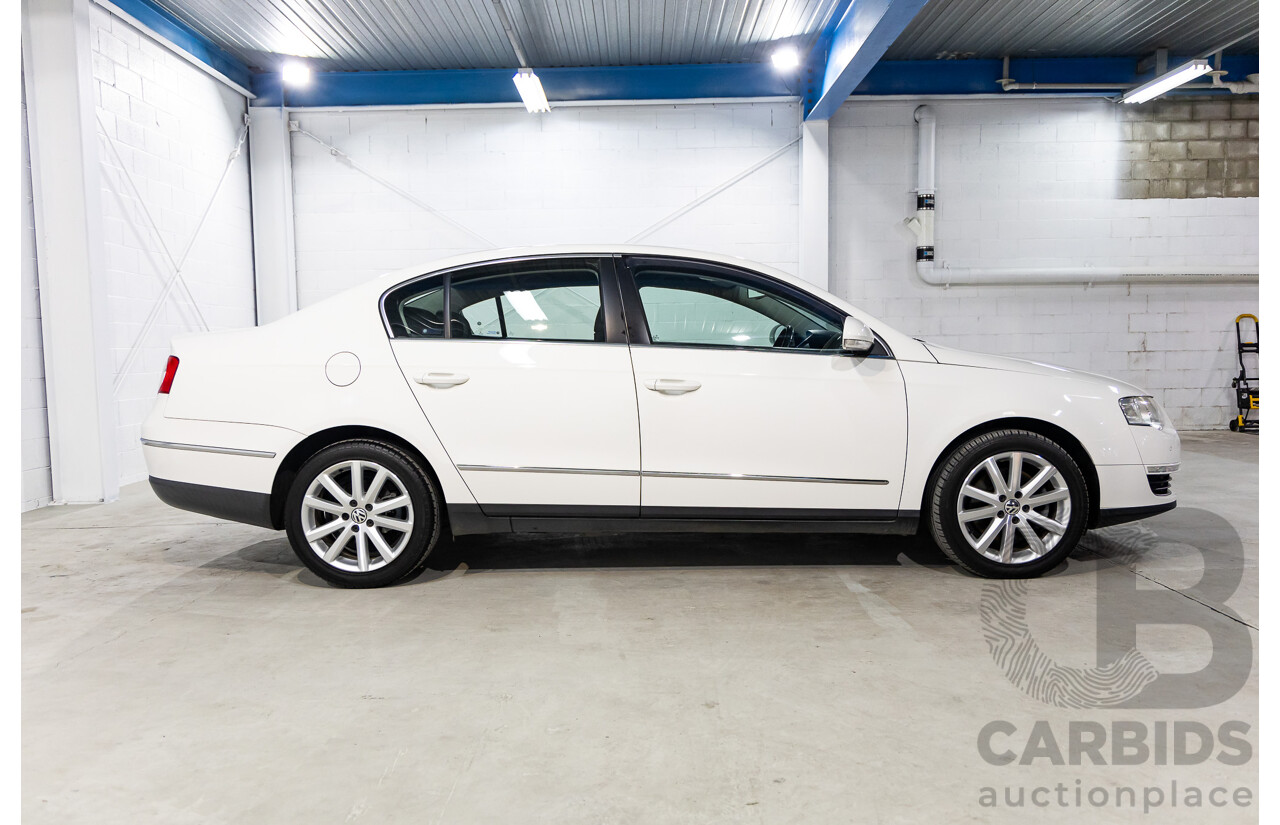 03/2010 Volkswagen Passat 118 TSI 3C MY10.5 4d Sedan Candy White Turbo 1.8L