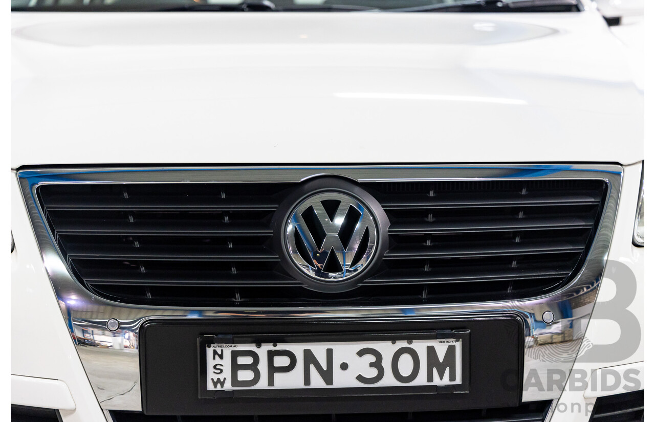 03/2010 Volkswagen Passat 118 TSI 3C MY10.5 4d Sedan Candy White Turbo 1.8L