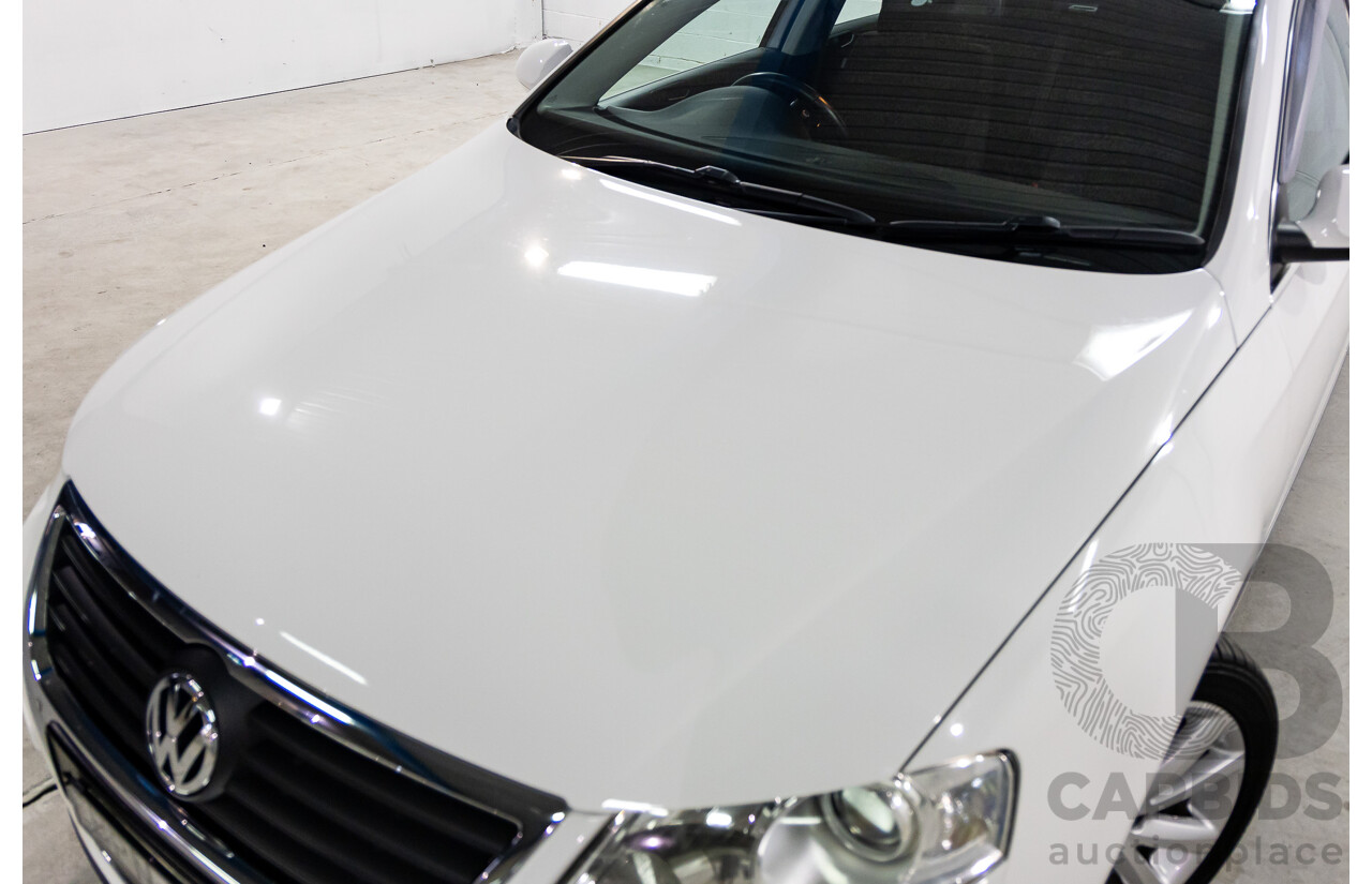 03/2010 Volkswagen Passat 118 TSI 3C MY10.5 4d Sedan Candy White Turbo 1.8L