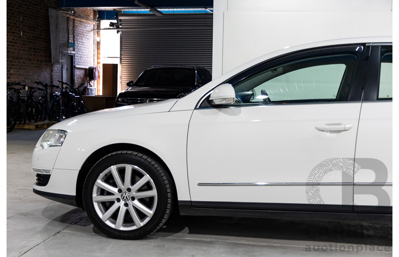 03/2010 Volkswagen Passat 118 TSI 3C MY10.5 4d Sedan Candy White Turbo 1.8L
