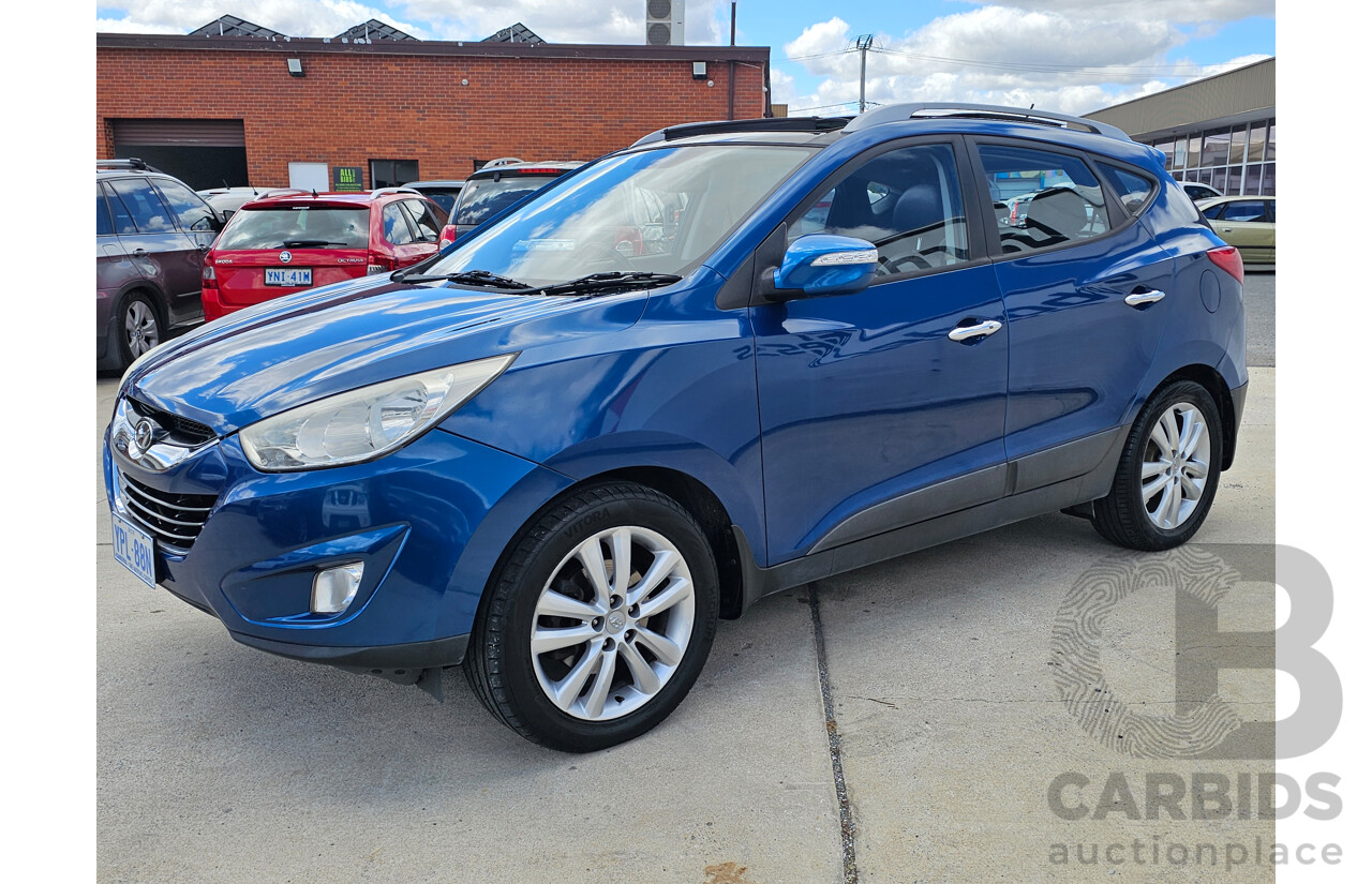 8/2010 Hyundai Ix35 Highlander (awd) LM 4d Wagon Blue 2.0L