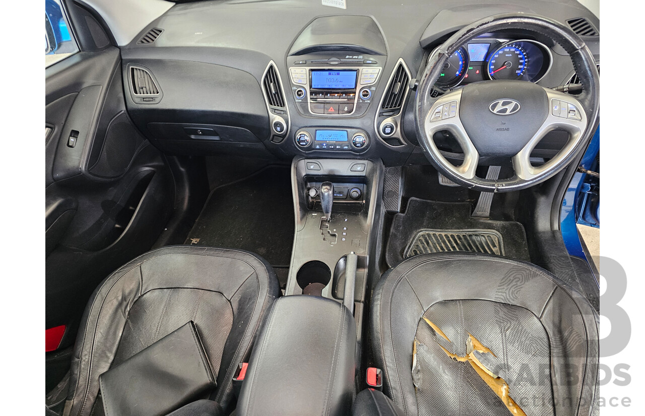 8/2010 Hyundai Ix35 Highlander (awd) LM 4d Wagon Blue 2.0L