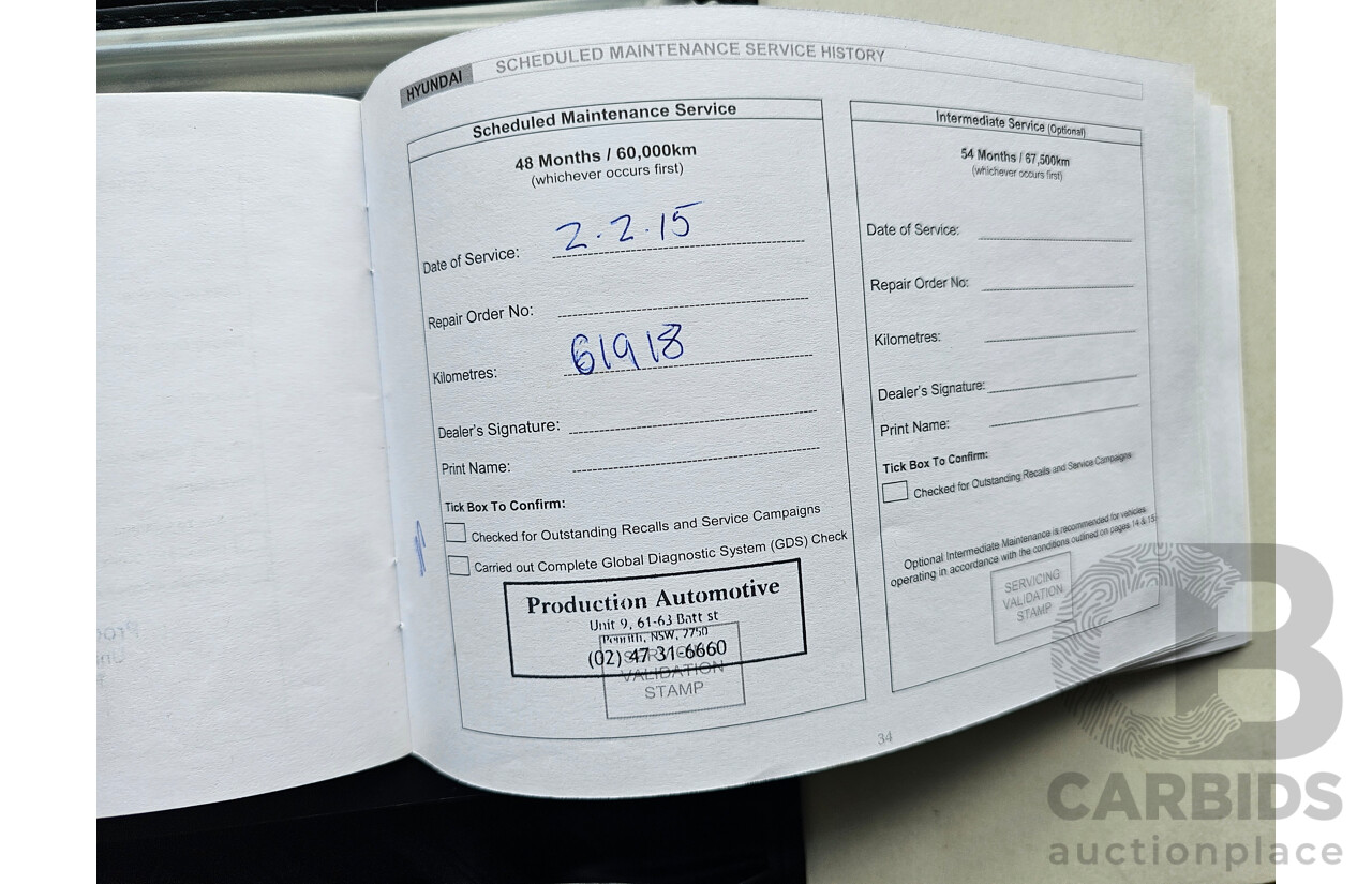 8/2010 Hyundai Ix35 Highlander (awd) LM 4d Wagon Blue 2.0L