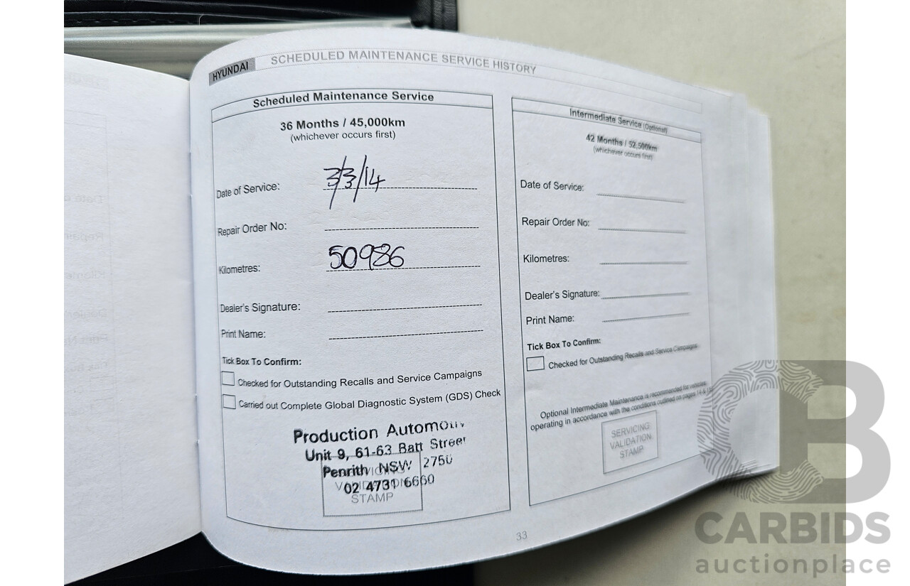 8/2010 Hyundai Ix35 Highlander (awd) LM 4d Wagon Blue 2.0L