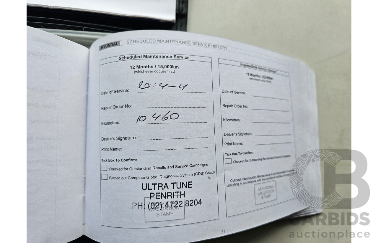 8/2010 Hyundai Ix35 Highlander (awd) LM 4d Wagon Blue 2.0L