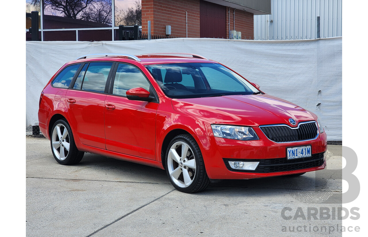 5/2014 Skoda Octavia 110 TDI Elegance NE 4d Wagon Red 2.0L