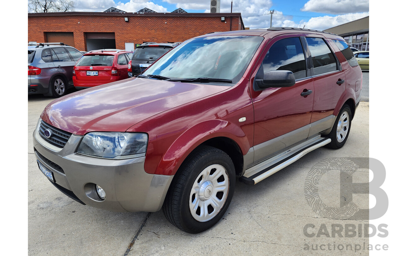 3/2005 Ford Territory TX (rwd) SX 4d Wagon Red 4.0L
