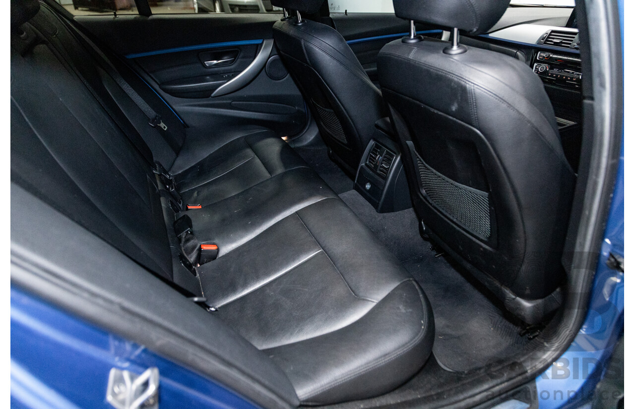 8/2015 BMW 320i M-Sport F30 LCI 4d Sedan Estoril Blue Metallic Turbo 2.0L