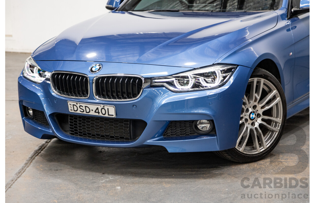 8/2015 BMW 320i M-Sport F30 LCI 4d Sedan Estoril Blue Metallic Turbo 2.0L