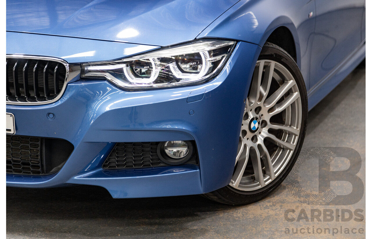 8/2015 BMW 320i M-Sport F30 LCI 4d Sedan Estoril Blue Metallic Turbo 2.0L