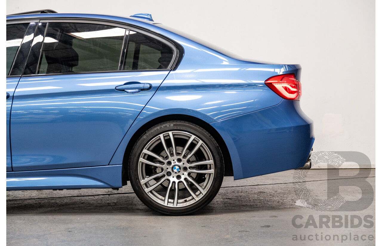 8/2015 BMW 320i M-Sport F30 LCI 4d Sedan Estoril Blue Metallic Turbo 2.0L