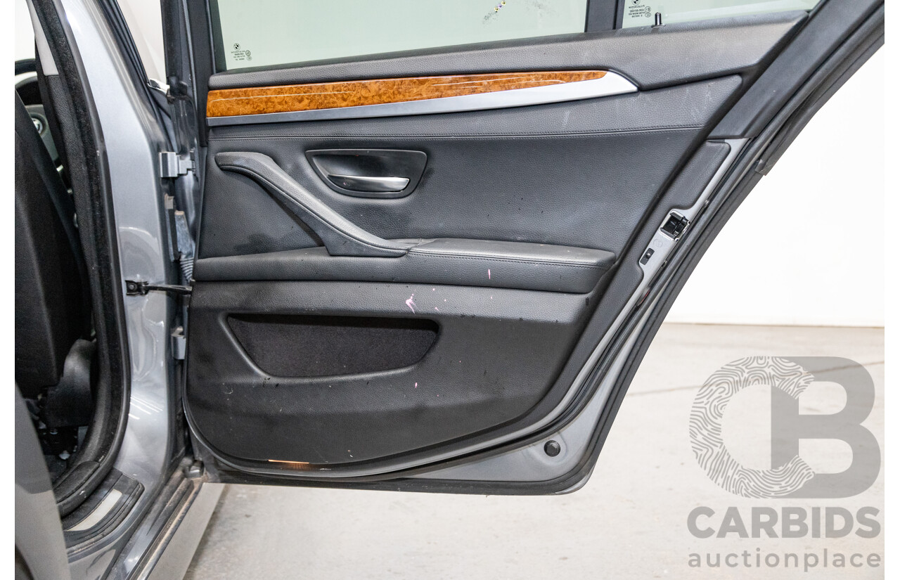 6/2010 BMW 528i F10 4d Sedan Space Grey Metallic 3.0L