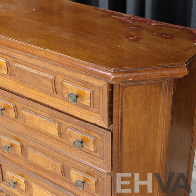 Timber Chest of Five Draws