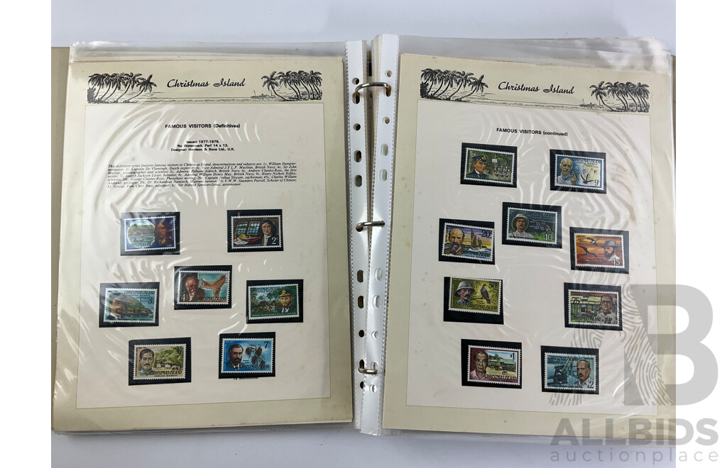 Vintage Seven Seas Album of Mint Australian Stamps and Blocks 1972 to 1992