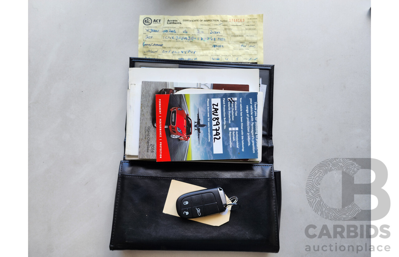 8/2013 Jeep Grand Cherokee Limited (4x4) WK MY13 4d Wagon Black 3.0L