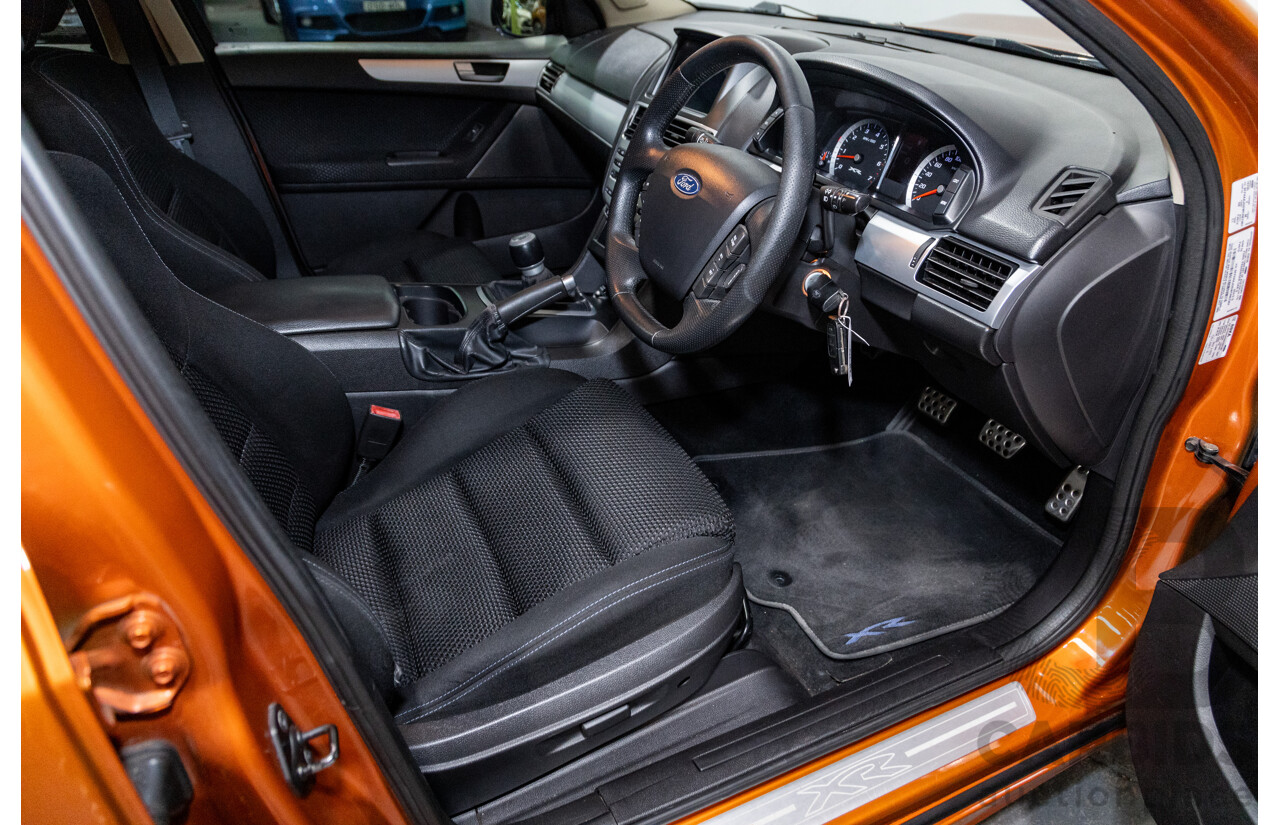 2/2012 Ford Falcon XR6T FG MK2 4d Sedan Suburst Orange Turbo 4.0L