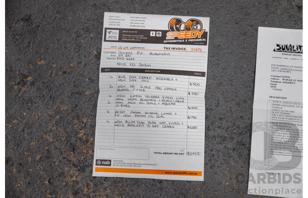 2/2012 Ford Falcon XR6T FG MK2 4d Sedan Suburst Orange Turbo 4.0L