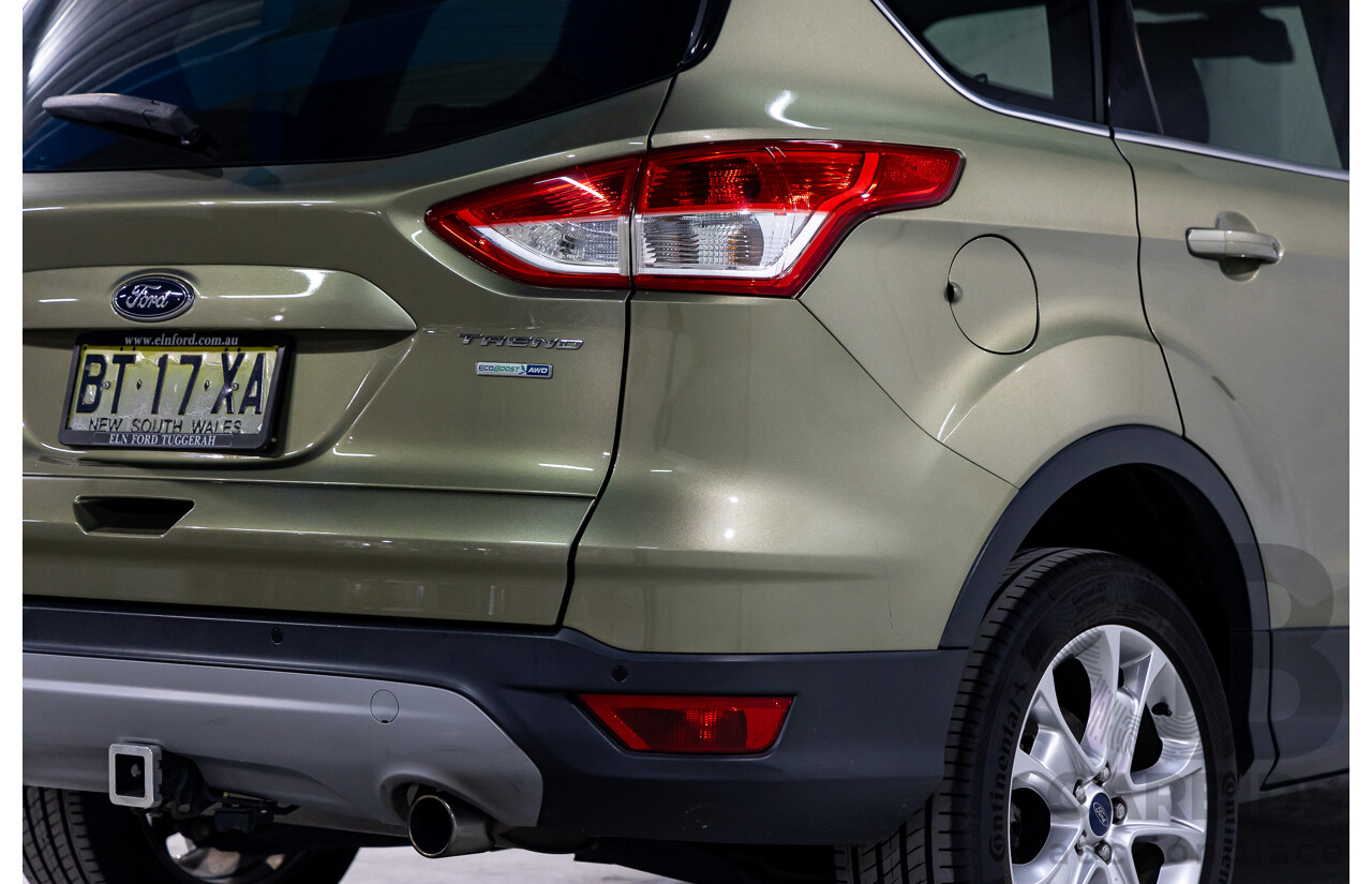 4/2013 Ford Kuga Trend (AWD) TF 4d Wagon Ginger Ale Metallic Turbo 1.6L