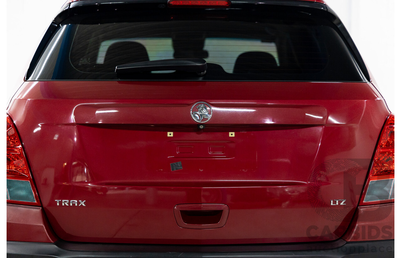 2/2014 Holden Trax LTZ TJ 4d Wagon Velvet Red 1.8L