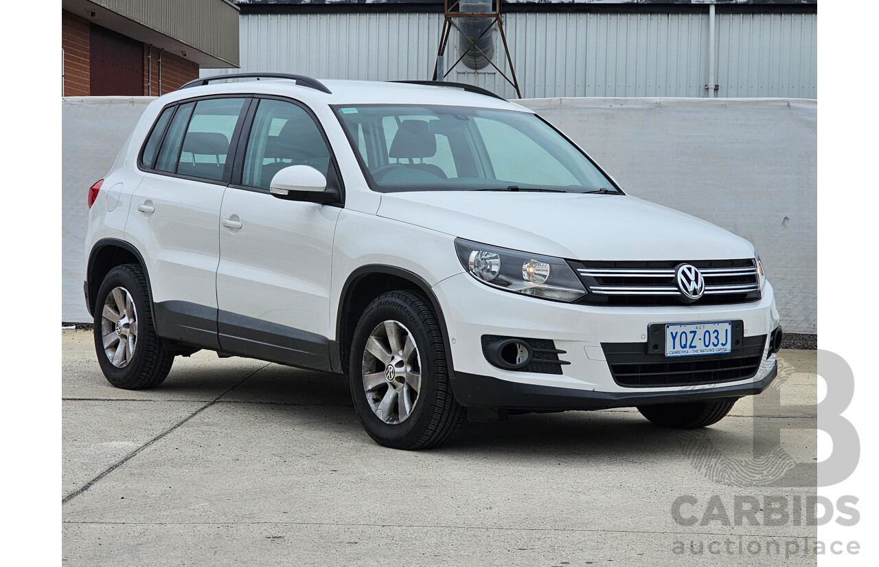 4/2013 Volkswagen Tiguan 103 TDI 5NC MY13 4d Wagon White 2.0L