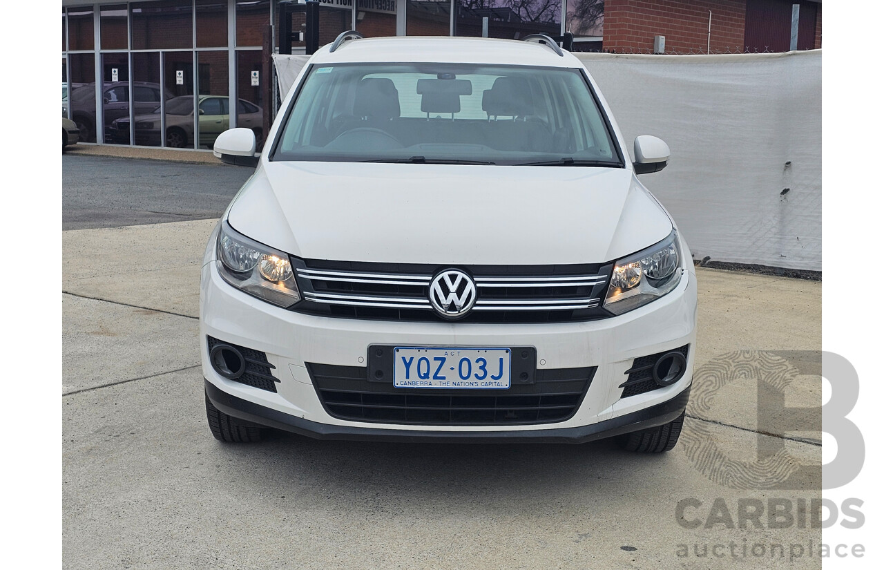 4/2013 Volkswagen Tiguan 103 TDI 5NC MY13 4d Wagon White 2.0L