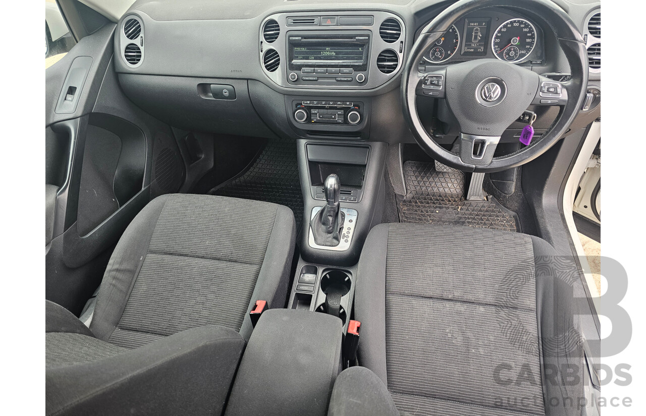 4/2013 Volkswagen Tiguan 103 TDI 5NC MY13 4d Wagon White 2.0L