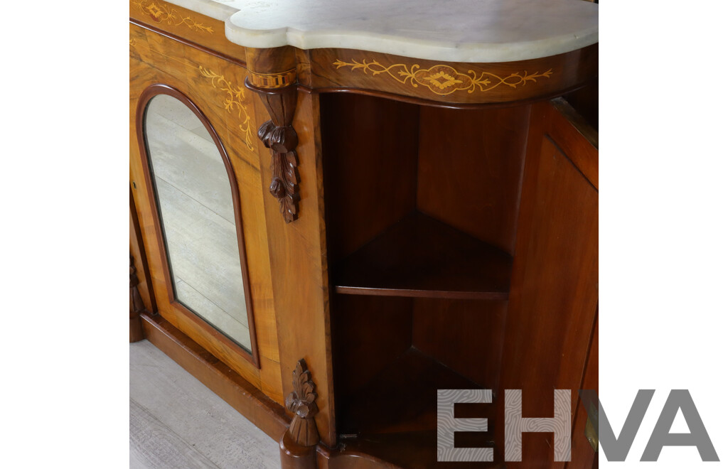 Victorian Inlayed Mirrored Back - Lot 1564730 | EHVA