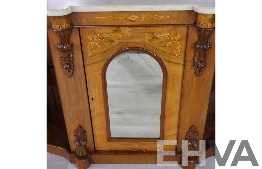 Victorian Inlayed Mirrored Back - Lot 1564730 | EHVA