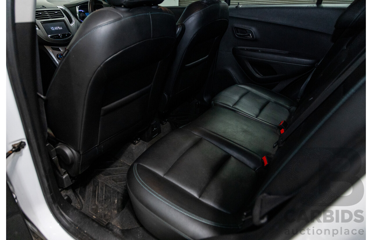 4/2016 Holden Trax LTZ Turbo TJ MY16 4d Wagon White Turbo 1.4L