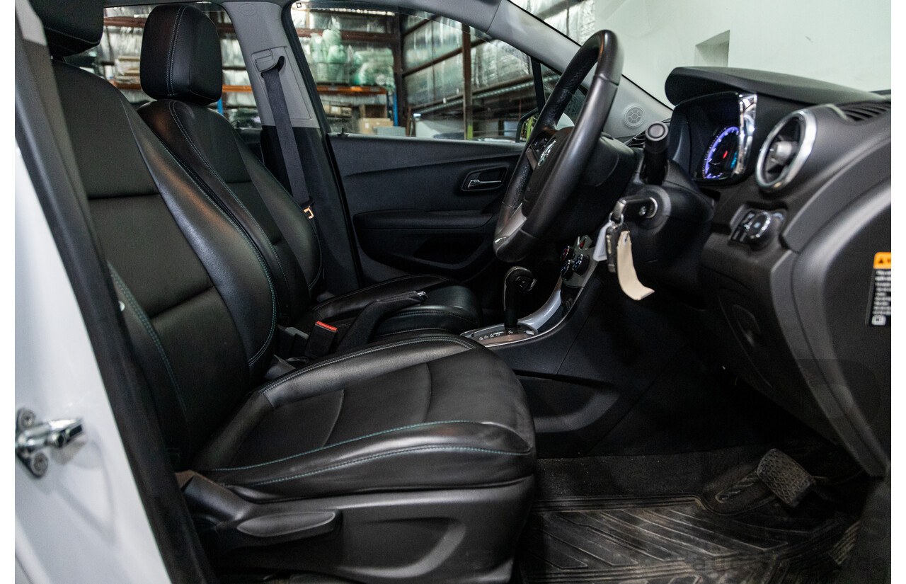 4/2016 Holden Trax LTZ Turbo TJ MY16 4d Wagon White Turbo 1.4L