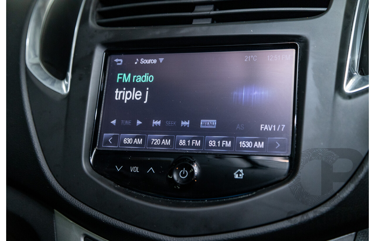 4/2016 Holden Trax LTZ Turbo TJ MY16 4d Wagon White Turbo 1.4L