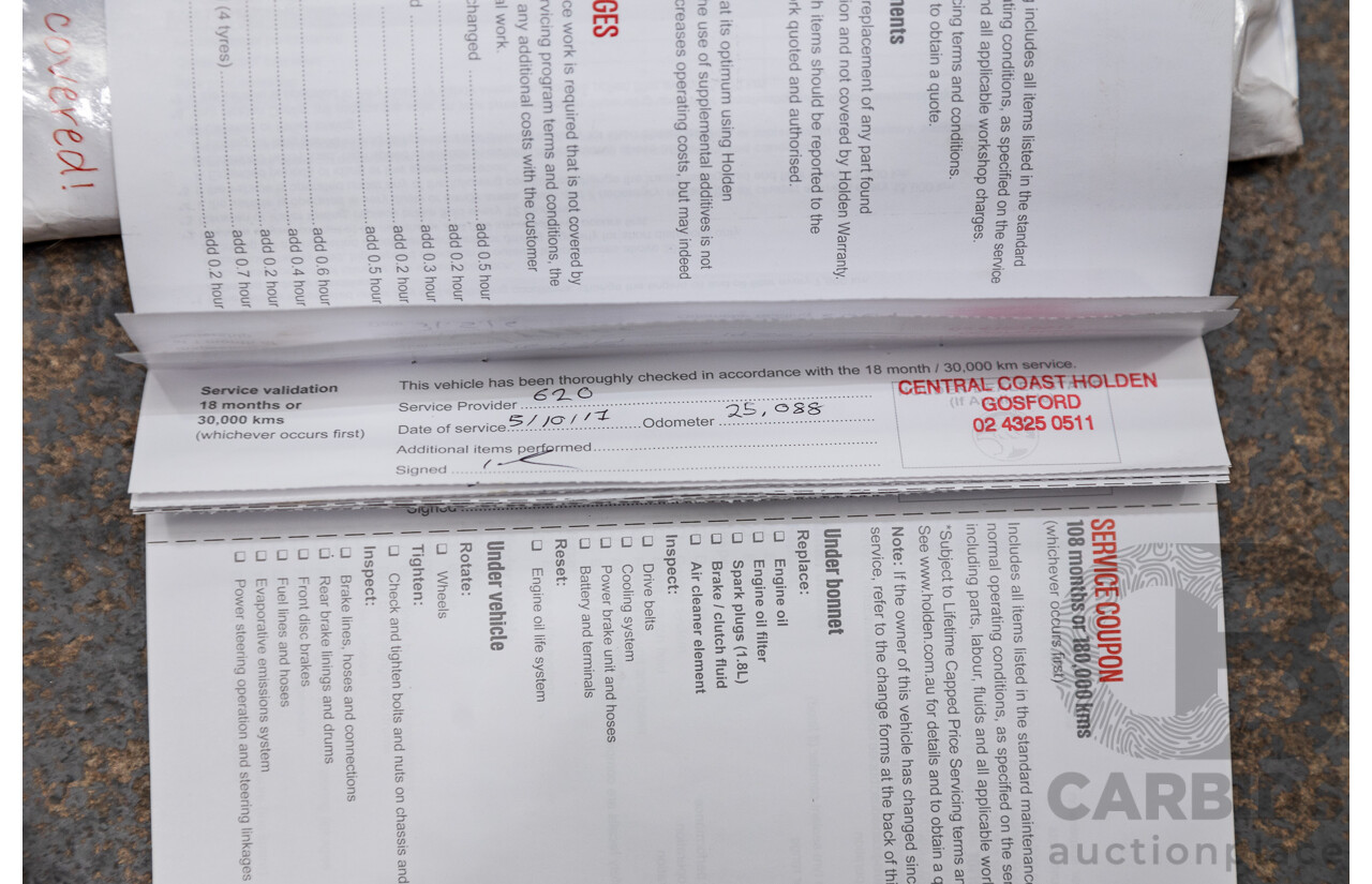 4/2016 Holden Trax LTZ Turbo TJ MY16 4d Wagon White Turbo 1.4L