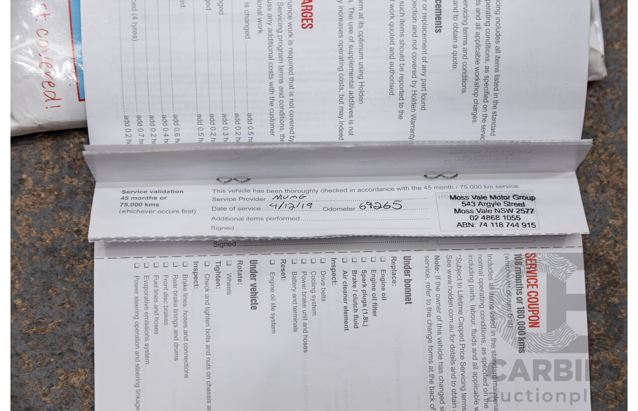 4/2016 Holden Trax LTZ Turbo TJ MY16 4d Wagon White Turbo 1.4L