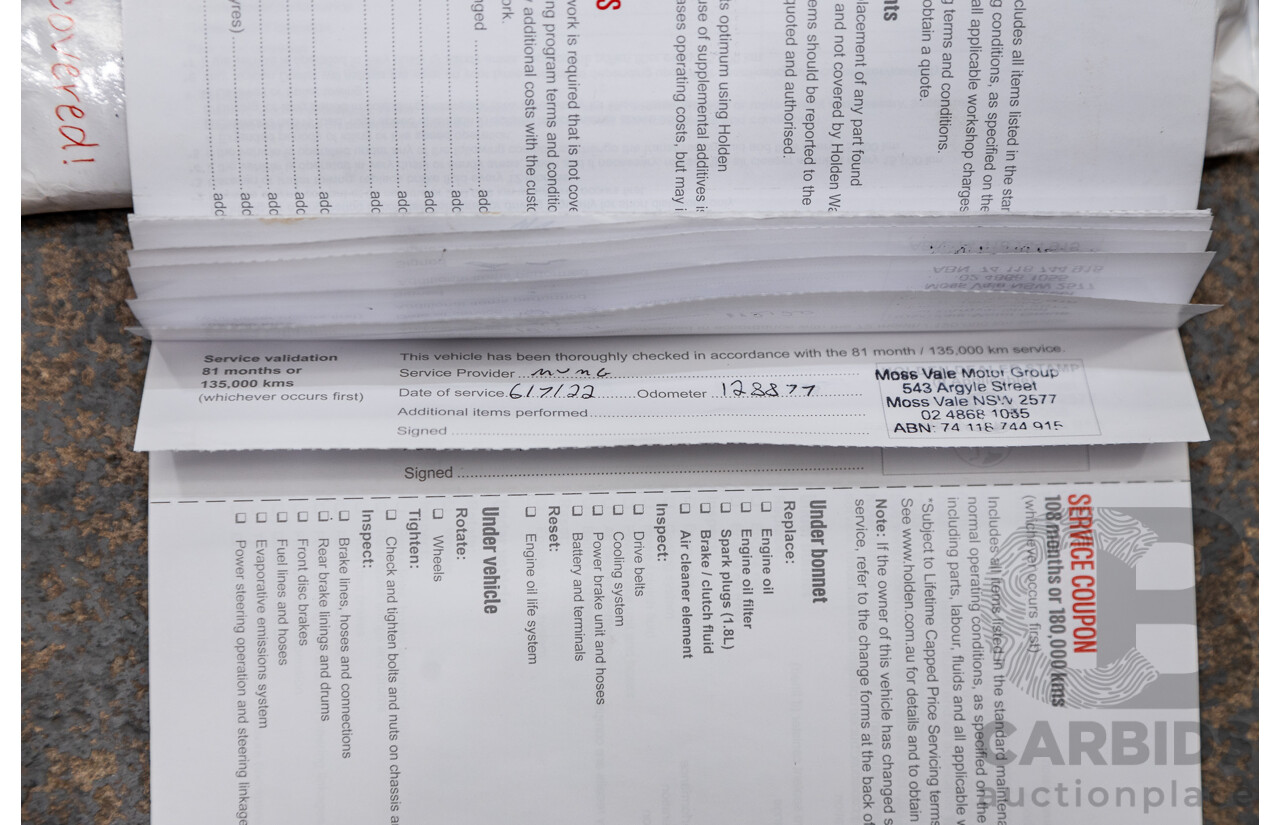 4/2016 Holden Trax LTZ Turbo TJ MY16 4d Wagon White Turbo 1.4L