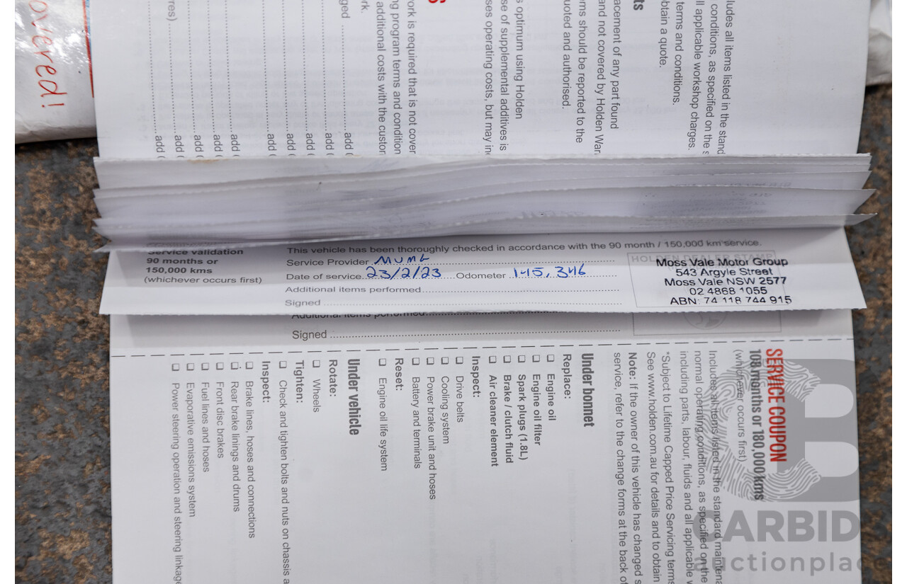 4/2016 Holden Trax LTZ Turbo TJ MY16 4d Wagon White Turbo 1.4L