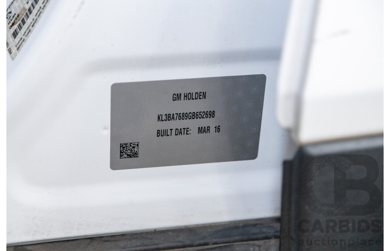 4/2016 Holden Trax LTZ Turbo TJ MY16 4d Wagon White Turbo 1.4L