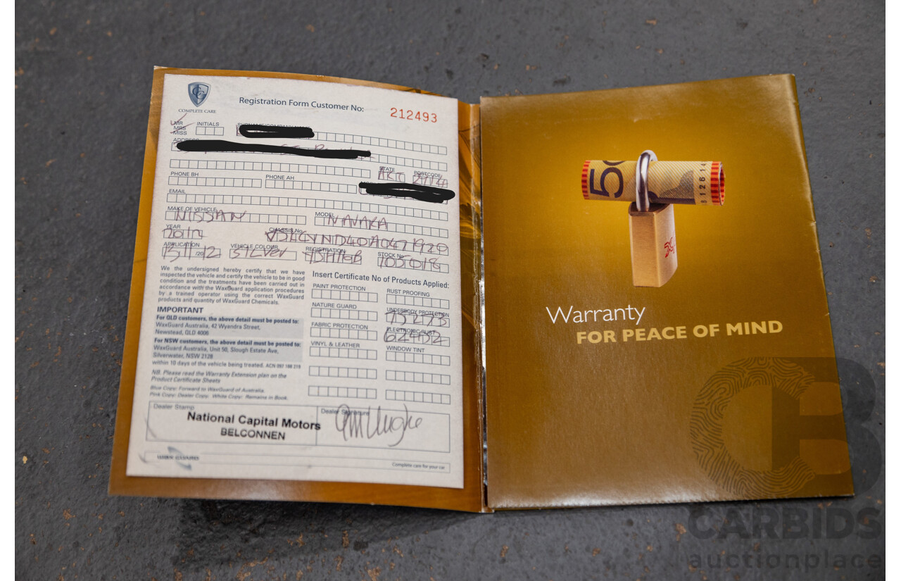 06/2012 Nissan Navara ST (4x4) D40 MY12 4d Dual Cab P/Up Silver Turbo Diesel 2.5L