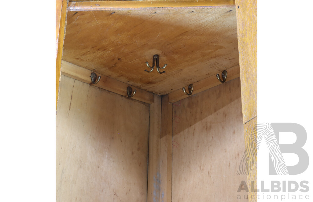 Late Edwardian Oak Corner Cabinet