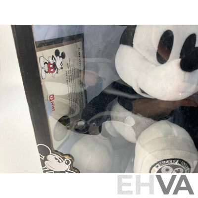 Australia Post Classic Collection Mickey Mouse Steamboat Willie 90th Anniversary Plush Toy
