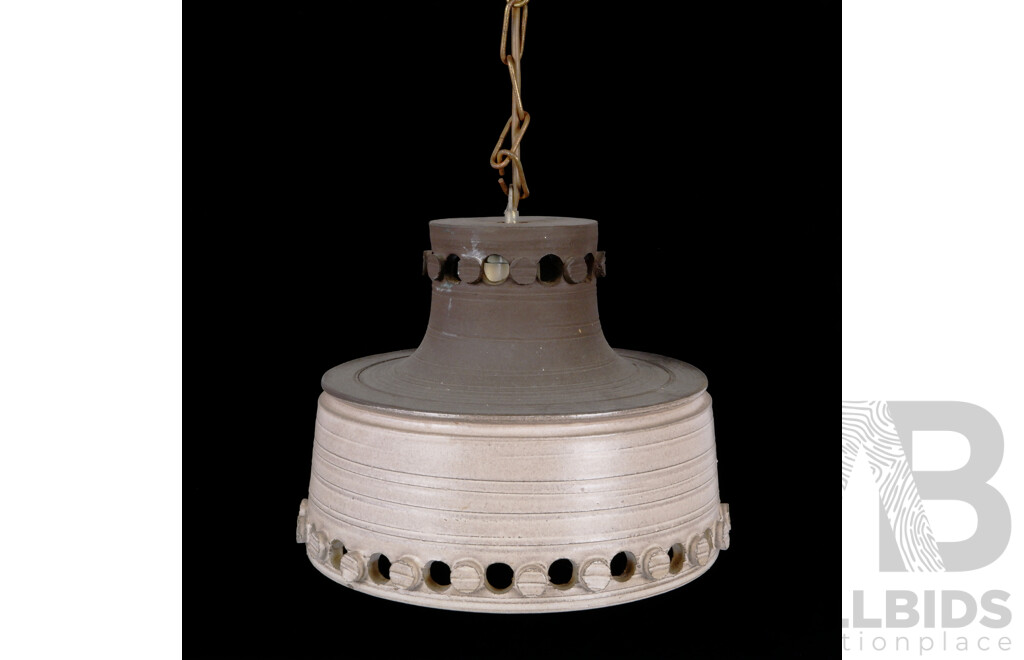 Retro Pottery Hanging Ceiling Light Shade